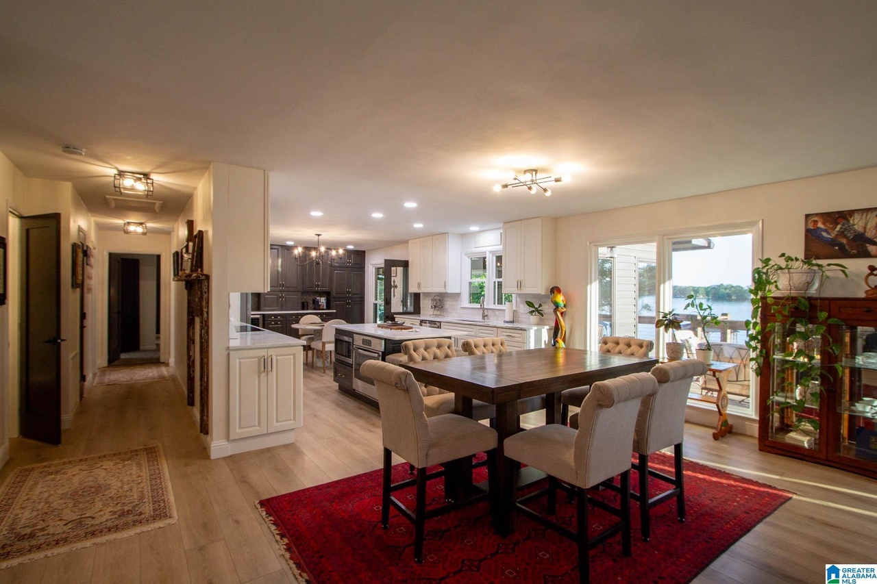 Kitchen and dining area